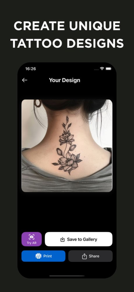 Tattoo AI: Generator & Design 4.0.0 Screenshot