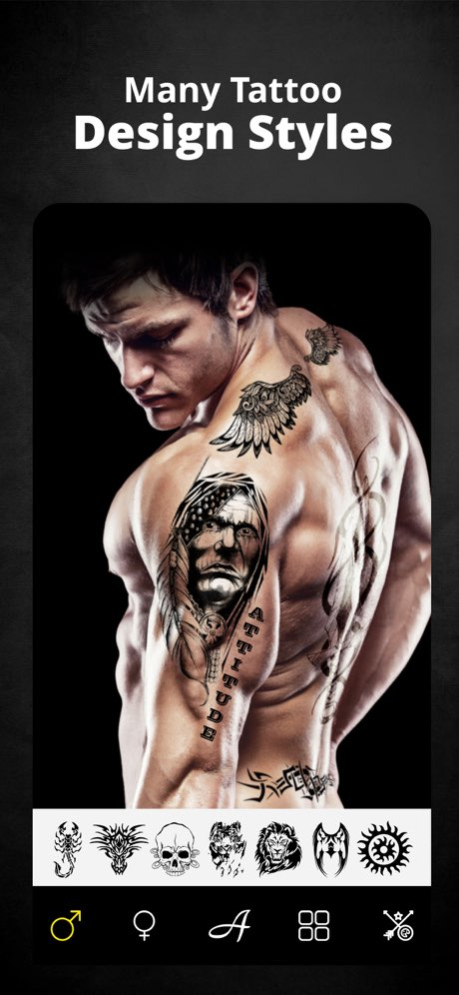 Tattoo Maker Design Editor 1.31 Screenshot