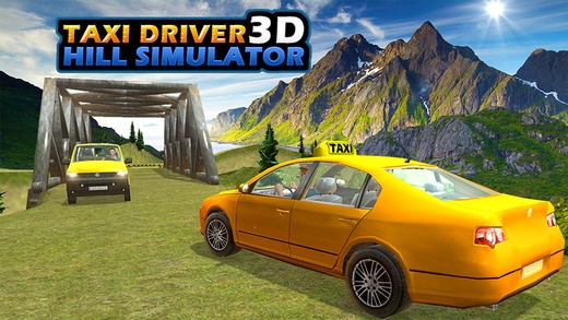 Taxi Driver Hill Simulator - Transport Tourist to Offroad Hill Station In Yellow Cab Simulator Game 1.1 Screenshot