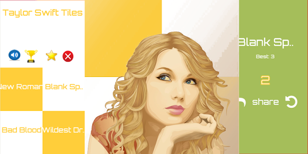 Taylor Swift Piano Tiles 1.0 Screenshot