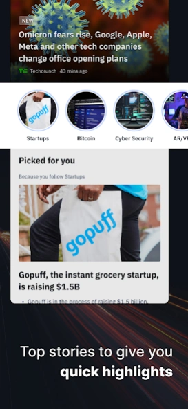 Tech News on the Go: Techminis 1.3.2 Screenshot