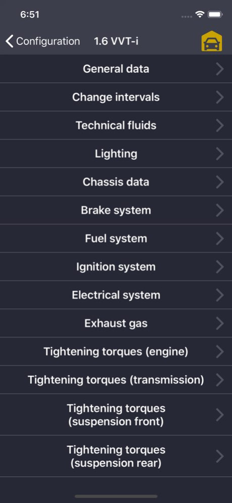 TechApp for Toyota 2.0 Screenshot