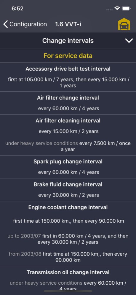 TechApp for Toyota 2.0 Screenshot