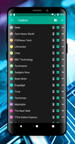Technology News  Screenshot