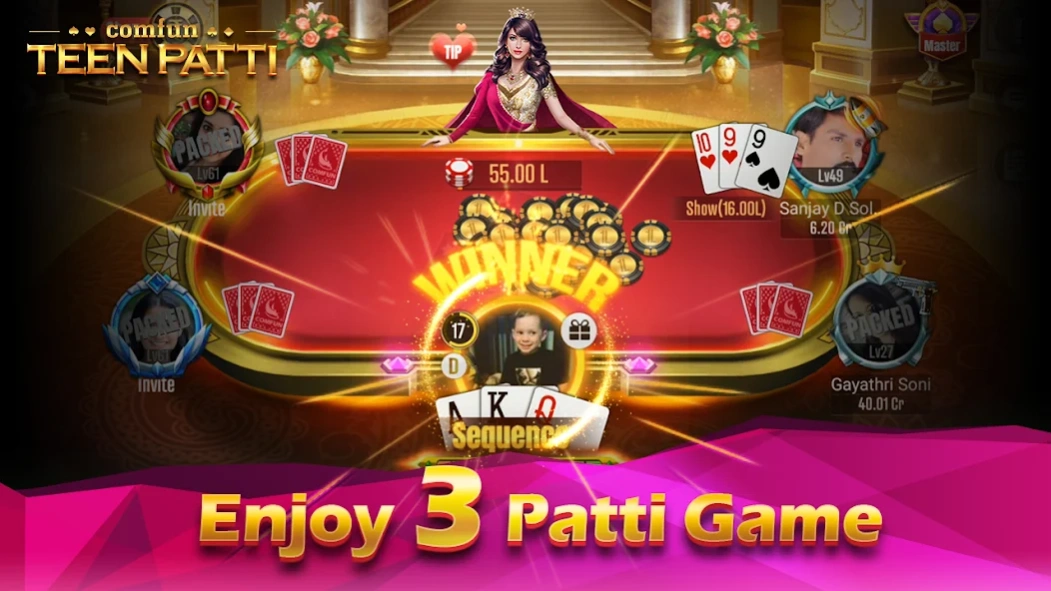 Teen Patti Comfun Card Online 8.1.20251205 Screenshot