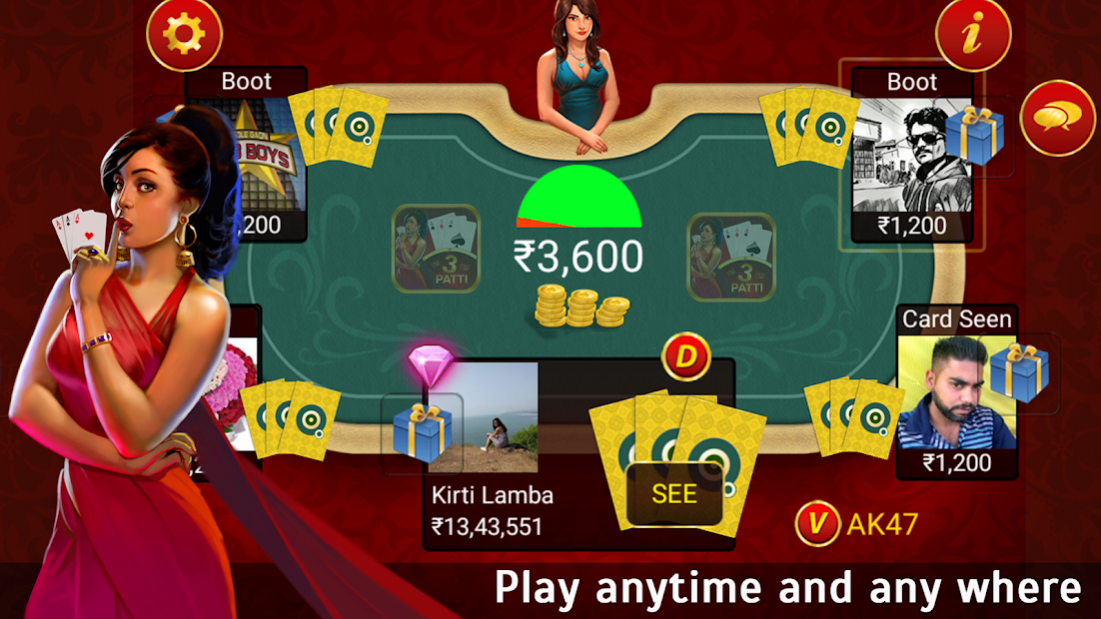 Teen Patti Jungle : 3 Patti & Rummy & Poker 2.6 Screenshot