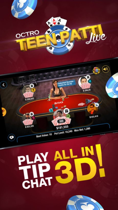 Teen Patti Live! 1.2.1 Screenshot