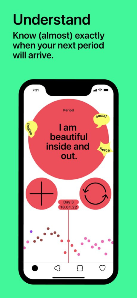 Teena - Guide to Periods 1.1.7 Screenshot