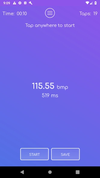 Tap Tempo: BPM Counter 2.1.0 Screenshot