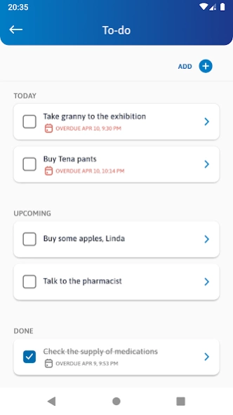 TENA SmartCare Family Care 2.6.0 Screenshot
