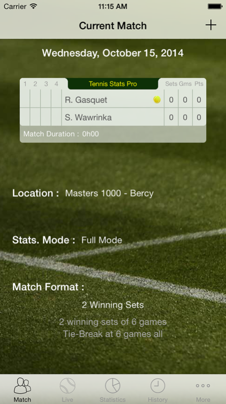 Tennis Stats Pro 2.2.6 Screenshot