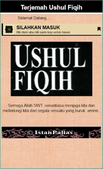 Terjemah Ushul Fiqih Islam  Screenshot