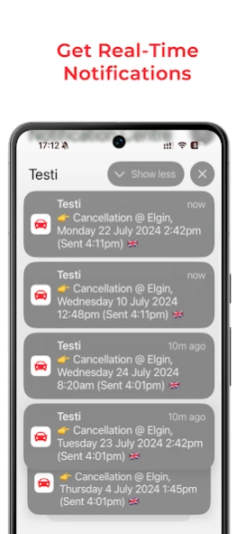 Testi Driving Cancellations UK 2.2.2 Screenshot