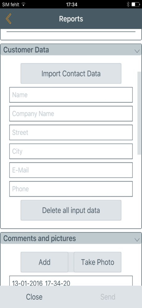 testo 330i App 8.8.1 Screenshot