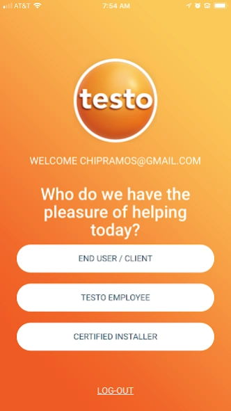 Testo Saveris Restaurant Insta  Screenshot