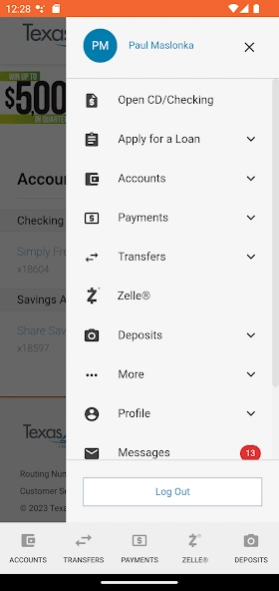 Texas Bay CU 26.1.0 Screenshot