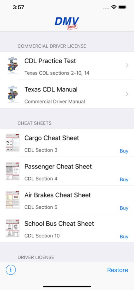 Texas CDL Test Prep 6.0 Screenshot