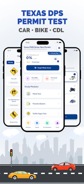 Texas DMV Drivers Permit Test  Screenshot