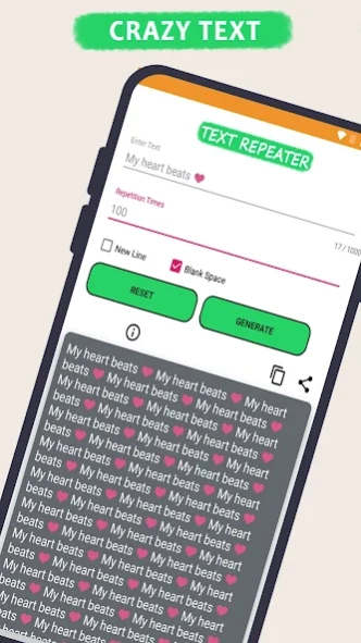 Text Repeater - Repeat Text  Screenshot