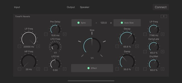 TfxReverb 1.6 Screenshot