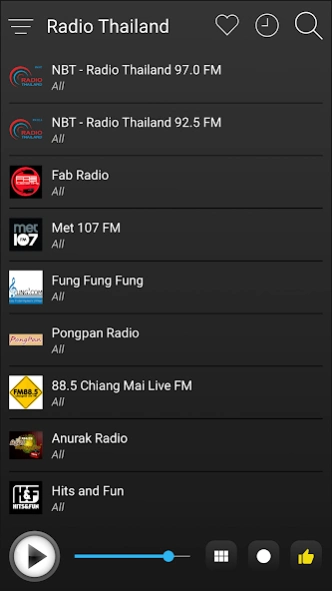 Thailand Radio FM AM Music 2.4.0 Screenshot