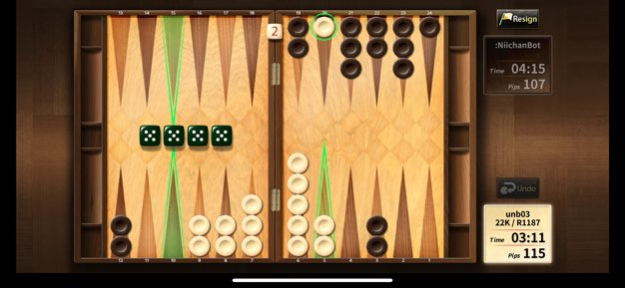 The Backgammon 1.0.22 Screenshot