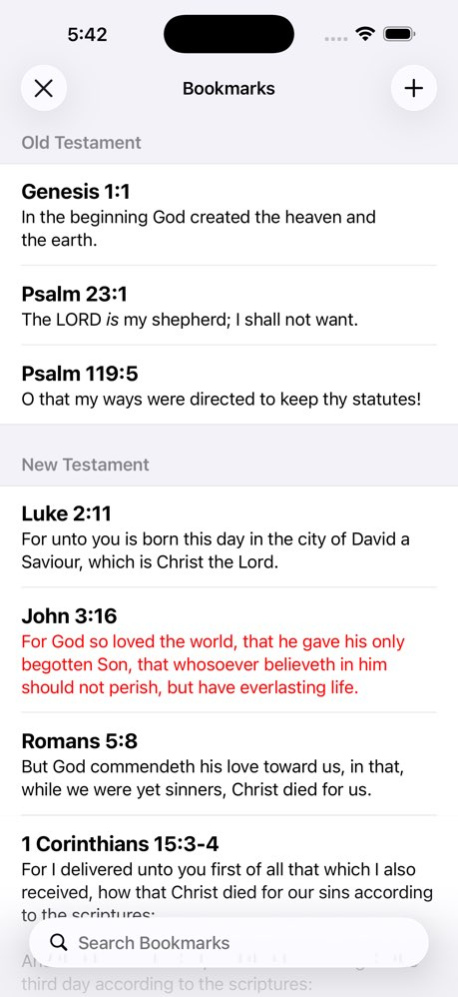 The Bible. 2.0.1 Screenshot
