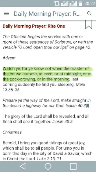 The Book of Common Prayer 3.2.1 Screenshot