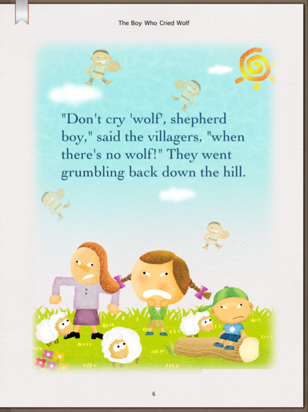 The Boy who Cried Wolf - Interactive Storybook 1.202 Screenshot