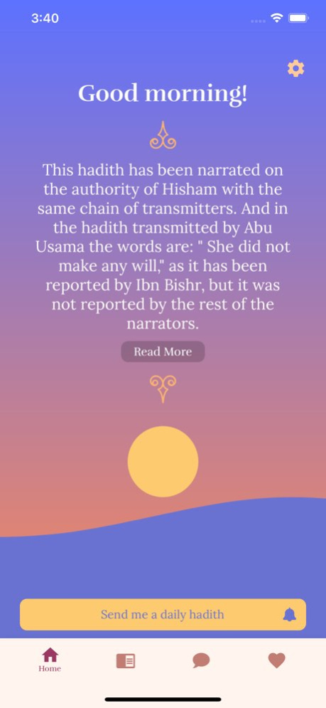 The Daily Hadith 2.6 Screenshot