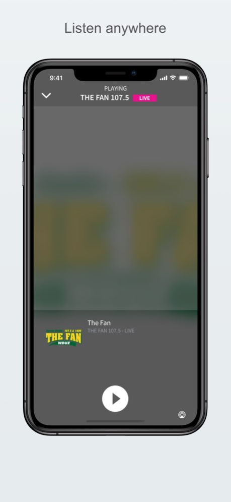 THE FAN 107.5 14.0.0 Screenshot