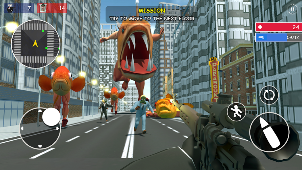 The Fish Shooter: FPS Survival 1.0.3 Screenshot