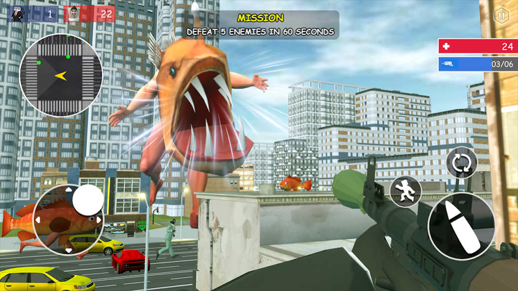 The Fish Shooter: FPS Survival 1.0.3 Screenshot