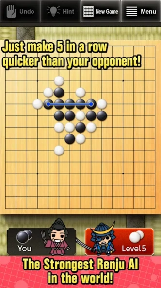 The Gomoku (Renju and Gomoku) 2.1.2 Screenshot