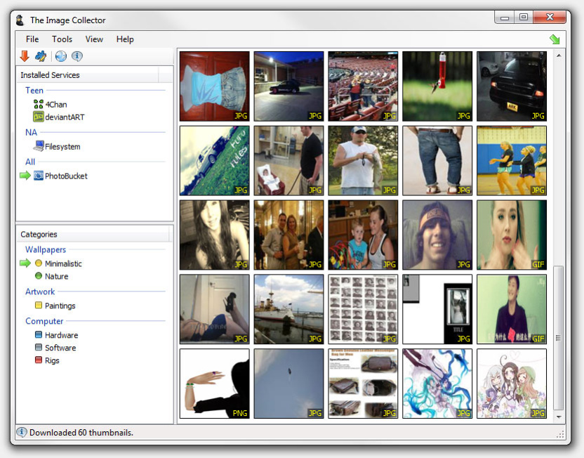 The Image Collector 1.16 Screenshot
