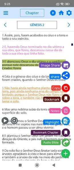 Portuguese Bible OFFLINE 3.2 Screenshot