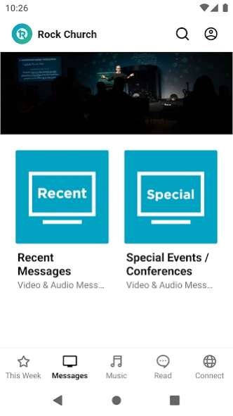 The Rock Church App 6.18.3 Screenshot