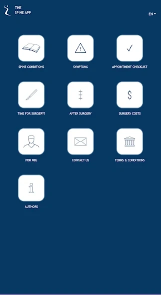THE SPINE APP 1.16 Screenshot
