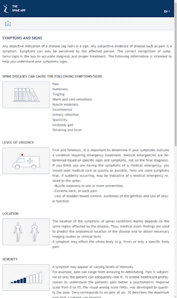 THE SPINE APP 1.16 Screenshot