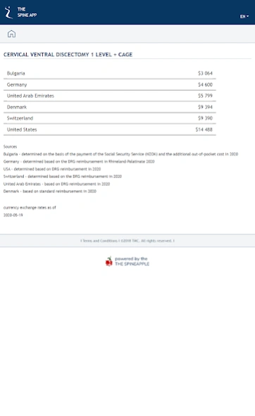 THE SPINE APP 1.16 Screenshot