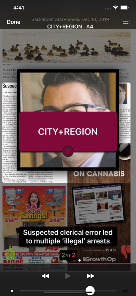 The StarPhoenix ePaper 7.0 Screenshot