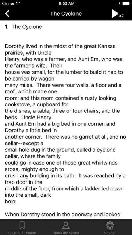 The Wonderful Wizard of Oz! by L. Frank Baum 1.1 Screenshot
