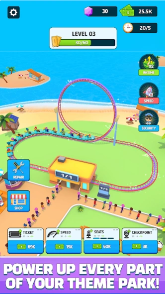 Theme Park Master - Idle Rides 27.11.25 Screenshot