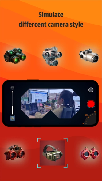 Thermal cam simulator effect 1.0.8 Screenshot