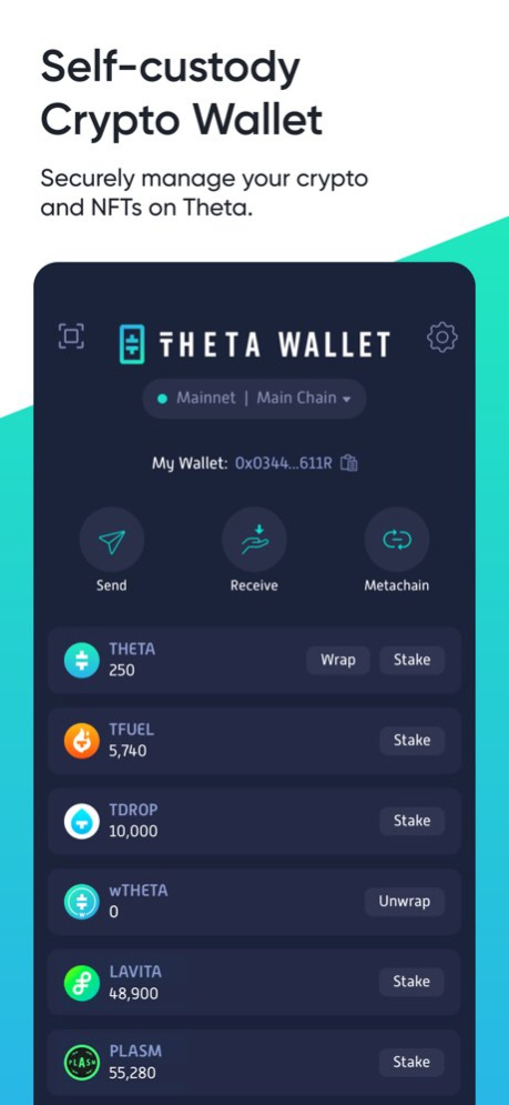 Theta Wallet 5.3.0 Screenshot