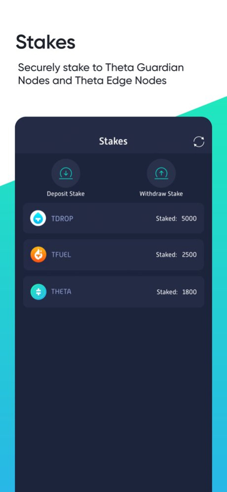 Theta Wallet 5.3.0 Screenshot