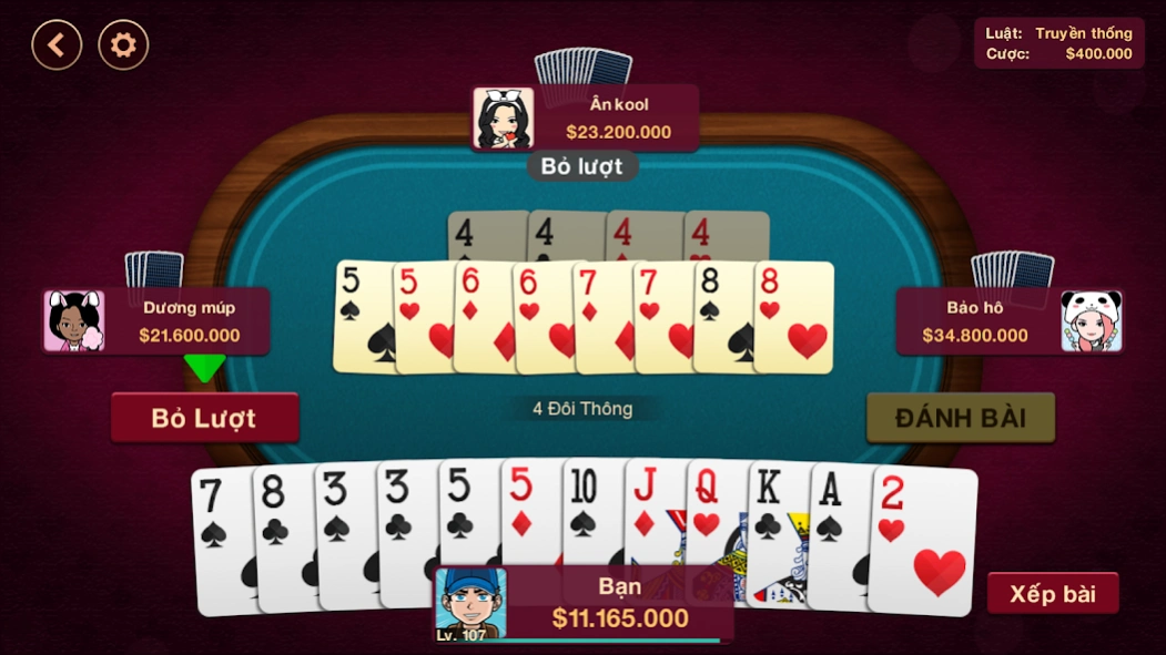 Tiến Lên All Rules Offline 2.1.3 Screenshot