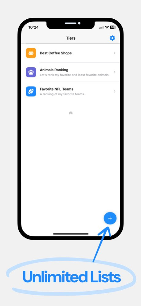 Tiers: Tier List Maker  Screenshot
