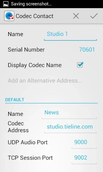 TieServer Console  Screenshot