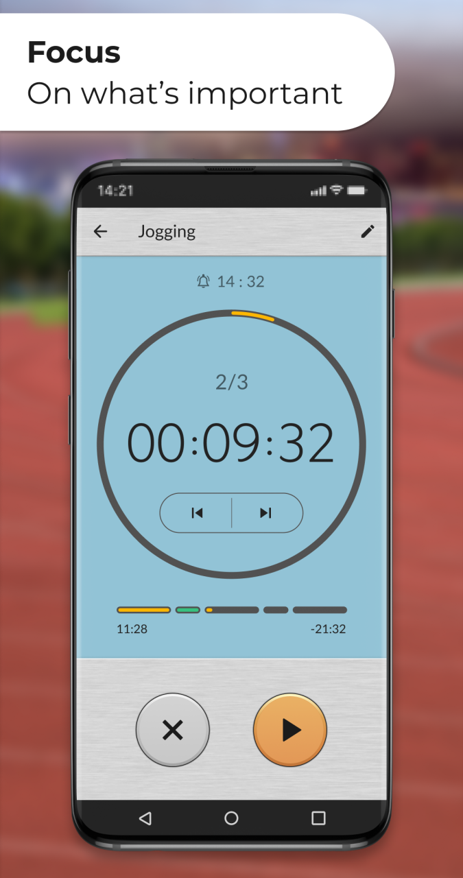 Timer Plus Free with Stopwatch 1.8.6h Screenshot
